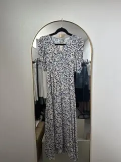 fray id. ヴィスコースフラワーカシュクールワンピース