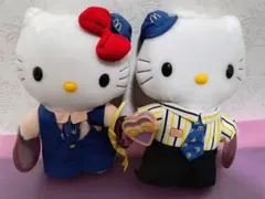 激レア ハローキティ ダニエル ダンボール ぬいぐるみセット 廃盤 激レア☆ハローキティ&ディアダニエル☆シンガポール航空コラボ