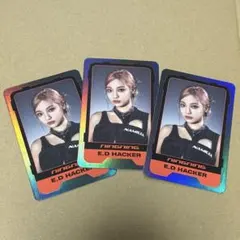 3枚セット　aespa ニンニン　トレカ　kwangya girls