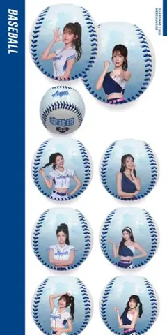 台湾プロ野球 富邦ガーディアンズチア 李珠珢　野球　ボール