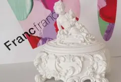 Francfrancフランフラン 小物入れ★アンティーク風 エンジェルオブジェ