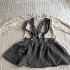 ZARA ドット柄 ジャンバースカート 12-18ヶ月