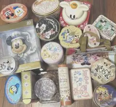 19個　ディズニーランド&シー　お土産のお菓子缶　大量セット　まとめ売り