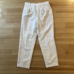 GU 起毛テーパードパンツアイボリーL