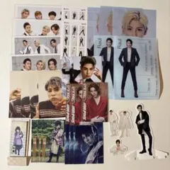 SnowMan ラウールさん カード 切り抜き フレークシール 公式写真 セット