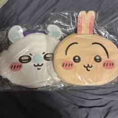 ちいかわ　おかおBIGボストンバッグ　うさぎ　モモンガ