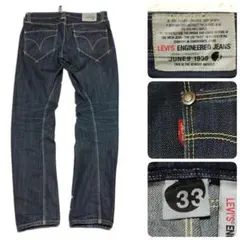 良品 Levi's エンジニアード W33 立体裁断 濃紺 初期モデル Y2Kのサムネイル