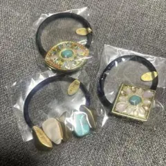 ヘアゴムまとめ売り ヘアアクセサリーまとめ売り ヘアゴム ターコイズ 新品