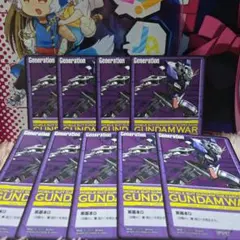 ガンダムウォー GW スリーブ大会優勝景品 ダブルオーガンダム 10枚