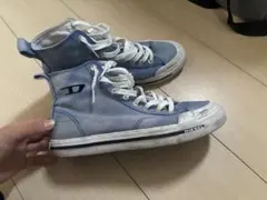 期間限定値下げ中！ 早い者勝ちDIESEL ブルー ハイカットスニーカー