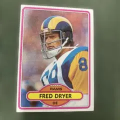 フレッド・ドライヤー（俳優）LAラムズのNFLトレーディングカード
