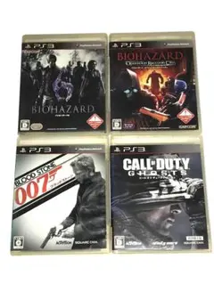 PS3　バイオハザード6・ラクーンシティ／007ブラッドストーン／CoDゴースト