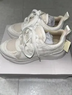 新品未使用　厚底スニーカー グリッタースニーカー　Sサイズ