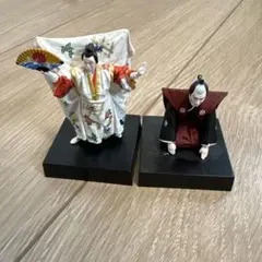 日本人形セット　歌舞伎フィギア
