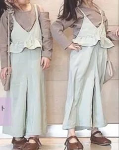 GU フリルサロペット　120