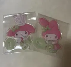 산리오 마이멜로디 ラデュレ LADUREE アクリルスタンド 2종 세트