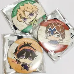 ジョジョ　黄金の風　ちびキャラ　75mm缶バッジ　ミスタ　ナランチャ　フーゴ