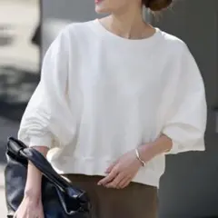 FRAMeWORK フォルムショートSWEATプルオーバー