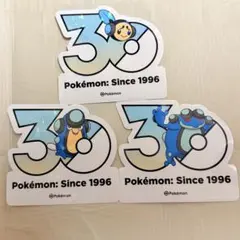 ポケモン メガフェスタ 30周年ランダムステッカー 韓国 ニョロゾ
