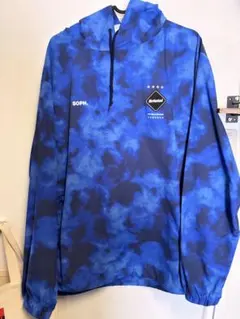 F.C.Real Bristol ピステ、ナイロンジャケット　青