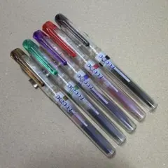 新品 廃盤 プラチナ preppy プレピー サインペン マーカー 旧型 6本