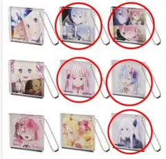 一番くじ　リゼロ　アクリッツキーホルダー