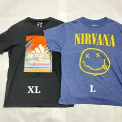 L サイズ Tシャツ まとめ売り ニルヴァーナ adidas NIRVANAのサムネイル