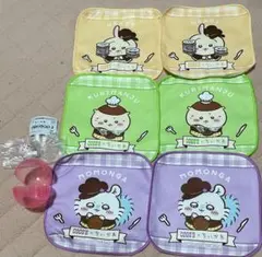 Cocosちいかわ　うさぎ　くりまんじゅう　モモンガタオル6枚とフィギュア古本屋