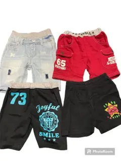 子供用　半ズボン、短パン　4枚セット