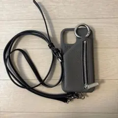 ajew iphone12 ケース　グレー