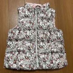 baby GAP 花柄ダウンベスト 3歳用