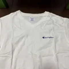 Champion Vネック Tシャツ M ホワイト