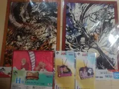 ワンピース 一番くじ ポスター・ラバキー・タオル 5点セット