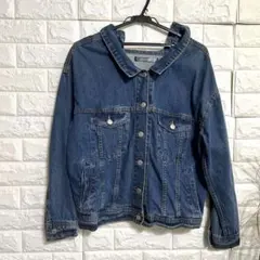 レディース　chip crip ジージャン　デニムジャケット　バック　リボン