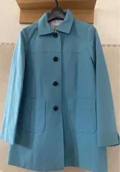 ☆鮮やかブルー　スプリングコート　春秋