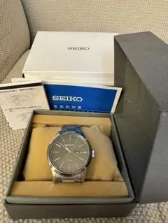 【新品未使用】セイコー　ソーラー　箱説保　希少　V158-HAC0 希少 美品 SEIKO V158 HAC0 セイコー ソーラー 腕時計