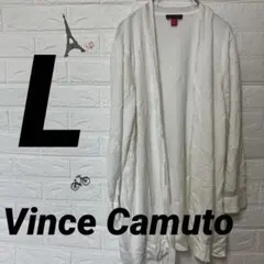 Vince Camuto ホワイト ロングカーディガン 【L】