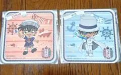 名探偵コナンカフェ　特典　コースター　マリンver.　江戸川コナン　怪盗キッドのサムネイル