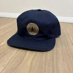 希少　シェラクラブ　SIERRA CLUB ネイビー ロゴ付き　メンズキャップ