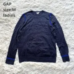 【GAPギャップ】 長袖ニット/セーター　綿100% 薄手【M】