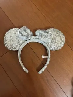 東京ディズニーリゾート カチューシャ スパンコール シルバーのサムネイル