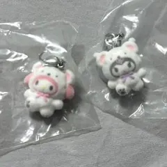 サンリオ めじるしアクセサリー ふわふわスノー マイメロ クロミ 2個セット