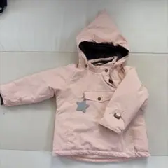 MINI A TUREピンク フード付き 中綿コート　98cm 3Y デンマーク