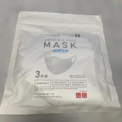UNIQLO AIRism 洗えるマスク Mサイズ 3枚組