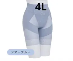 芦屋美整体　骨盤スリムショーツ 骨盤ガードル 4L シアーブルー CY1181のサムネイル