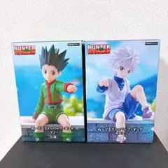 ハンターハンター　ぬーどるストッパー　フィギュア　キルア　ゴン　2点セット　④