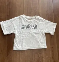 petit main merci Tシャツ ホワイト