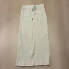 リブ ロングスカート