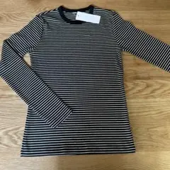 UNIQLO ソフトリブ　ボーダークルーネックT 長袖 Sサイズ