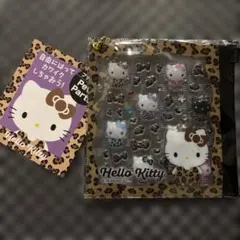 サンリオ ハローキティ プチパーツ ヒョウ柄 シール